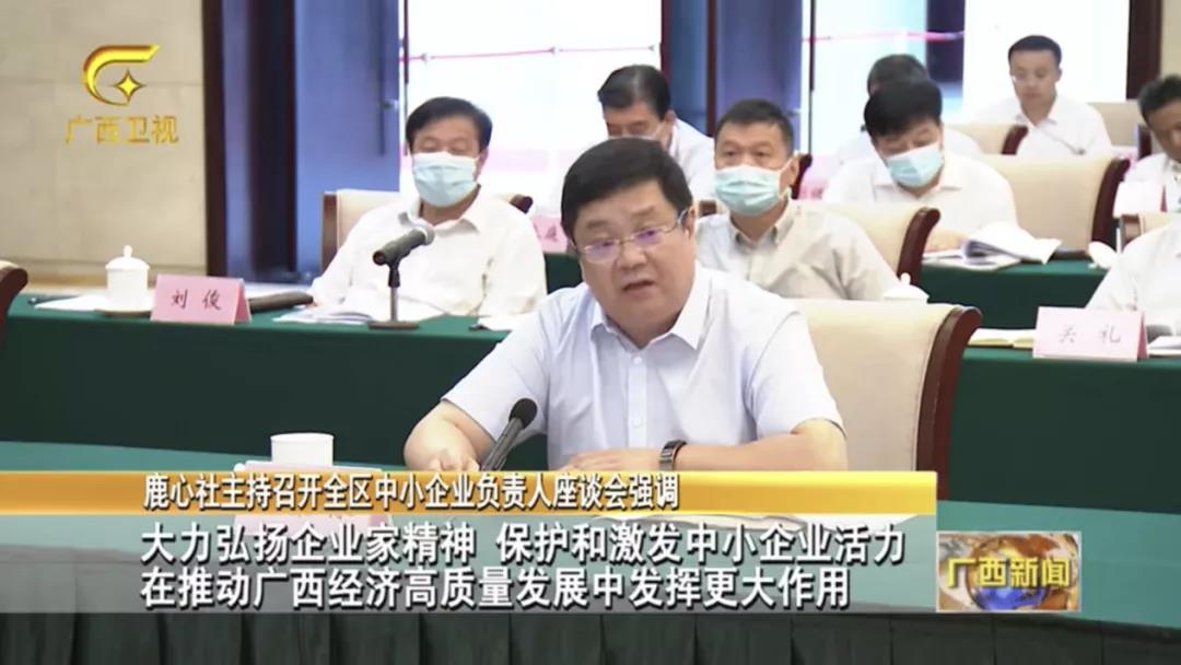 皇氏集團董事長(cháng)黃嘉棣出席全區中小企業(yè)負責人座談會(huì )并就中小企業(yè)發(fā)展建言獻策
